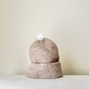 American Eagle Knitted Hat beanie – Tan Heather – NWT